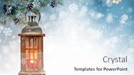  Presentation with image resolution - Colorful presentation design enhanced with christmas background with spruce branches and wooden lantern abstract holiday concept with empty vintage planks high resolution image backdrop and a white colored foreground