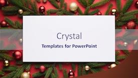  Presentation with white christmas - Amazing slide set having christmas background with white note backdrop and a sky blue colored foreground