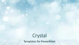  Presentation with winter blue - Colorful PPT theme enhanced with winter blue - christmas background with wooden table backdrop and a sky blue colored foreground