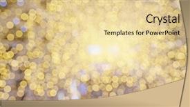  Presentation with sparkle - Colorful PPT theme enhanced with christmas backgrounds sparkle - blur golden shiny decoration backdrop and a blonde colored foreground