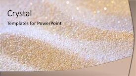  Presentation with sparkle - PPT theme consisting of christmas backgrounds sparkle - magic glitter sand shallow dof background and a lemonade colored foreground
