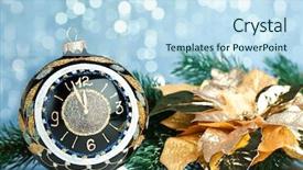  Presentation with sparkle christmas wallpaper blur christmas - Presentation theme consisting of christmas ball on sparkles background background and a sky blue colored foreground