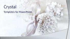  Presentation with vintage christmas - Presentation consisting of christmas ball with a satin background and a  colored foreground