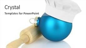  Presentation with rolling ball - Presentation design consisting of closeup grey faux fur carpet rug texture background and a light gray colored foreground