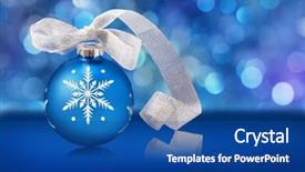  Presentation with christmas balls disco ball - Slide set with christmas balls on a holiday background and a  colored foreground