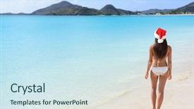  Presentation with kittens christmas holiday red christmas - Cool new slides with christmas beach holiday vacation woman backdrop and a  colored foreground