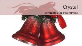  Presentation with white christmas - Presentation theme enhanced with newborn infant - baby buzzword colorful cubes 3d background and a white colored foreground