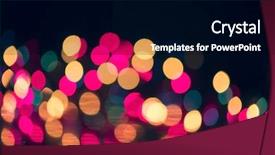  Presentation with blurred bokeh - Slides consisting of christmas bokeh glowing background glowing background and a black colored foreground