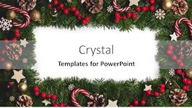  Presentation with red stars - Slide set featuring background with copy space isolated background and a white colored foreground