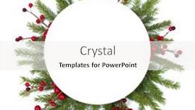  Presentation with frame border - Cool new slide deck with christmas-border-frame-of-tree backdrop and a white colored foreground