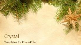  Presentation with border - Slides with christmas border old paper background and a cream colored foreground
