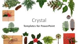  Presentation with eco friendly - Theme enhanced with christmas-border-with-eco-friendly background and a white colored foreground