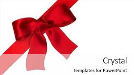  Presentation with red bow - Audience pleasing PPT theme consisting of aromatherapy - coconuts and coconut oil isolated backdrop and a lemonade colored foreground