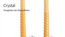  Presentation with candle christmas - Presentation with christmas candle isolated on white background background and a white colored foreground