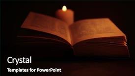  Presentation with candle christmas - Slides having christmas candles bibles - bible and burning candle background and a  colored foreground