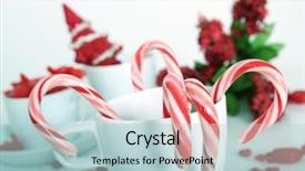  Presentation with cane - Cool new theme with cane in a white cup backdrop and a light blue colored foreground