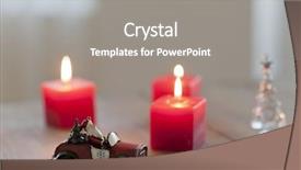  Presentation with sexy santa claus young muscular - Amazing PPT layouts having christmas car - candle and santa claus backdrop and a  colored foreground