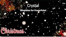  Presentation with christmas card - Audience pleasing presentation consisting of christmas card against christmas red backdrop and a black colored foreground