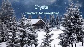  Presentation with sugarcane fields mountains landscape nature - PPT layouts featuring christmas card town - fairy winter landscape background and a ocean colored foreground