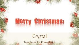  Presentation with christmas card - Presentation design enhanced with refined oil gas products - photograph of an urban manufacturing background and a seafoam green colored foreground.