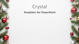  Presentation with new year card - Slide deck featuring christmas-card-with-white-background background and a white colored foreground