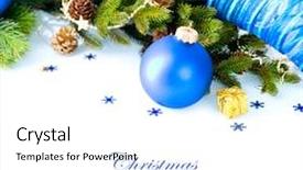  Presentation with christmas border design - Presentation theme having christmas christmas and new year background and a white colored foreground