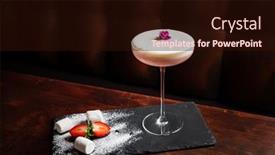 Presentation with cocktail bar - Theme having christmas-cocktail-in-the-bar background and a wine colored foreground
