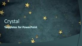  Presentation with glitter - PPT layouts consisting of christmas-confetti-golden-glitter-texture background and a ocean colored foreground