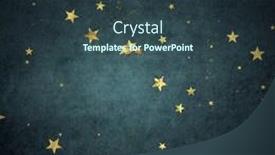  Presentation with glitter - Slide set featuring christmas-confetti-golden-glitter-texture background and a tawny brown colored foreground