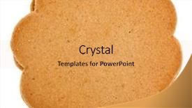  Presentation with white christmas - Beautiful slide set featuring christmas cookie isolated on a white background backdrop and a yellow colored foreground