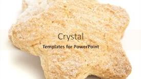  Presentation with cookies christmas - Cool new presentation theme with christmas cookies isolated on a white background backdrop and a blonde colored foreground