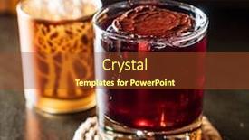  Presentation with berries - Amazing slides having christmas-cranberry-mocktail-with-fresh backdrop and a tawny brown colored foreground