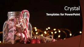  Presentation with christmas black - Presentation design having christmas decor and gingerbread cookies lying on a wooden table on a black background copy space for text christmas and new year background and a black colored foreground