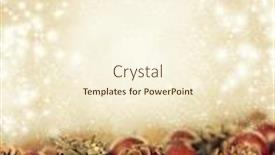  Presentation with christmas lights - Presentation theme consisting of christmas-decoration-and-holiday-lights background and a cream colored foreground