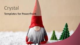  Presentation with christmas holidays - Slide deck featuring christmas-decoration-and-winter-holidays background and a lemonade colored foreground