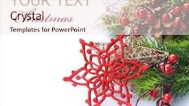  Presentation with christmas border design - Cool new slides with christmas decoration border design isolated backdrop and a lemonade colored foreground