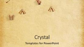  Presentation with hawaiian luau hanging decorative christmas - Amazing presentation having christmas decoration hanging over paper backdrop and a blonde colored foreground