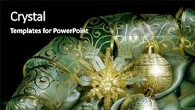  Presentation with christmas black kids - Slide set having christmas decoration isolated on black background and a black colored foreground