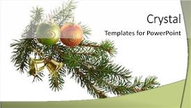  Presentation with white christmas - Colorful PPT theme enhanced with isolated on the white background backdrop and a white colored foreground