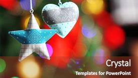  Presentation with christmas borders grunge border decoration - Slide deck with christmas decoration on bright color background and a  colored foreground