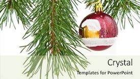  Presentation with christmas borders grunge border decoration - Audience pleasing theme consisting of christmas decoration on christmas tree backdrop and a  colored foreground