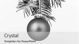  Presentation with christmas lights bulb decoration - PPT layouts with christmas decoration on christmas tree background and a  colored foreground
