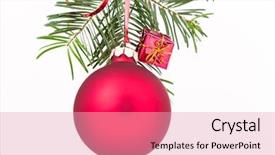 Presentation with christmas borders grunge border decoration - Colorful slide deck enhanced with christmas decoration on christmas tree backdrop and a  colored foreground