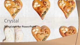  Presentation with gingerbread - Amazing slide deck having christmas-decoration-on-light-background backdrop and a lemonade colored foreground