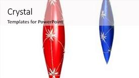  Presentation with events and decoration presentation - PPT layouts consisting of christmas decoration on white background background and a  colored foreground