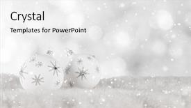  Presentation with decoration - Presentation theme having christmas decoration on wooden background background and a white colored foreground