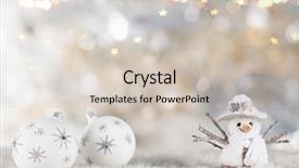  Presentation with decoration - Beautiful theme featuring christmas decoration on wooden background backdrop and a soft green colored foreground