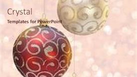  Presentation with shiny - Cool new slides with christmas-decoration-over-blured-shiny backdrop and a lemonade colored foreground