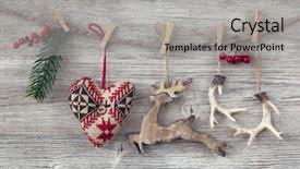  Presentation with christmas borders grunge border decoration - Presentation enhanced with christmas decoration over wooden background background and a light gray colored foreground