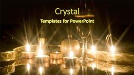  Presentation with christmas candles - Slides with christmas decorations and candles background and a wine colored foreground